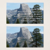 Half Dome vanuit Panorama Trail I Visitekaartje (Voorkant /achterkant)