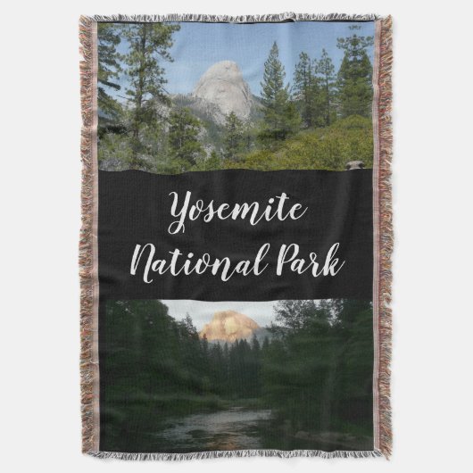 Half Dome vanuit Panorama Trail II Deken (Voorkant Verticaal)