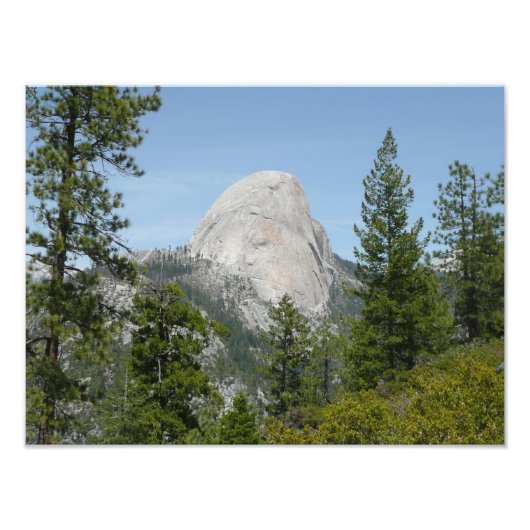 Half Dome vanuit Panorama Trail II Foto Afdruk (Voorkant)
