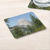 Half Dome vanuit Panorama Trail II Kartonnen Onderzetters (Schuin)