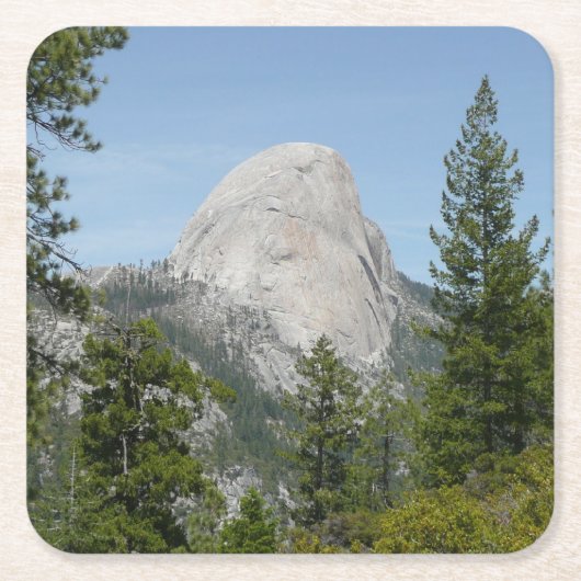 Half Dome vanuit Panorama Trail II Kartonnen Onderzetters (Voorkant)