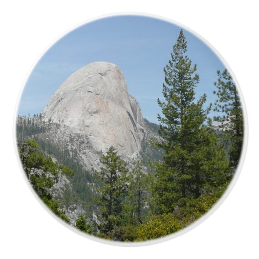 Half Dome vanuit Panorama Trail II Keramische Knop (Voorkant)