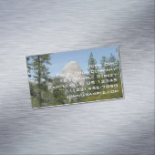Half Dome vanuit Panorama Trail II Magnetisch Visitekaartje (Voorbeeld)