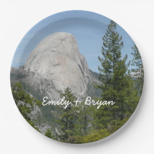 Half Dome vanuit Panorama Trail II Papieren Bordje