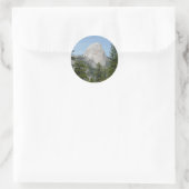 Half Dome vanuit Panorama Trail II Ronde Sticker (Tas)