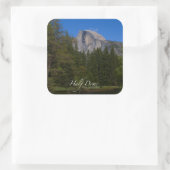Half-dome Vierkante Sticker (Tas)