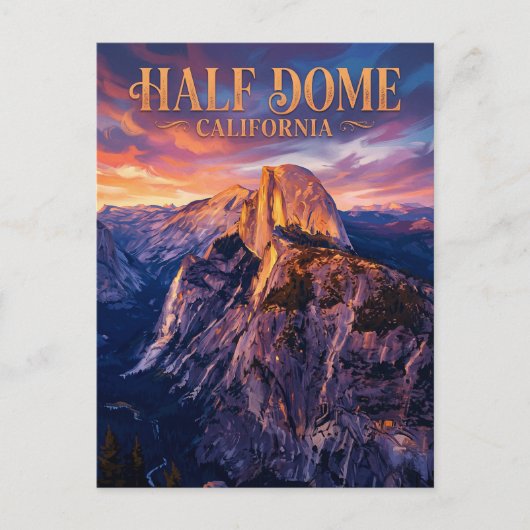 Half Dome VS Briefkaart (Voorkant)