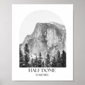 Half Dome Yosemite Arch Fotoprint Poster (Voorkant)