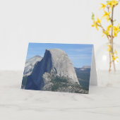 Half Dome, Yosemite, Californië Kaart (Gele Bloem)