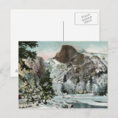 Half Dome, Yosemite in het  Briefkaart (Voorkant / Achterkant)