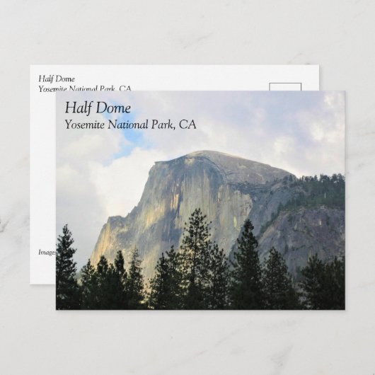 Half Dome, Yosemite National Park, CA Briefkaart (Voorkant / Achterkant)