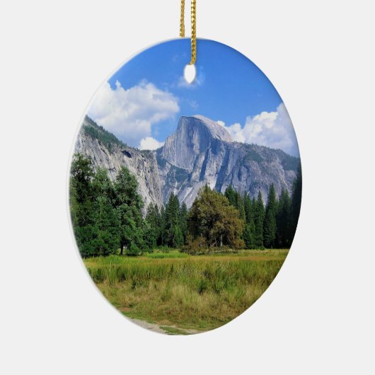 Half Dome, Yosemite National Park, CA Keramisch Ornament (Rechts)