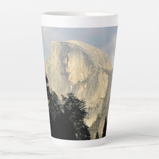 Half Dome, Yosemite National Park, CA Latte Mok (Voorkant)