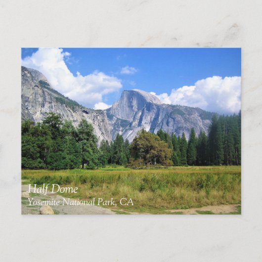 Half Dome, Yosemite National Park, Californië Briefkaart (Voorkant)
