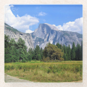 Half Dome, Yosemite National Park, Californië Glazen Onderzetter