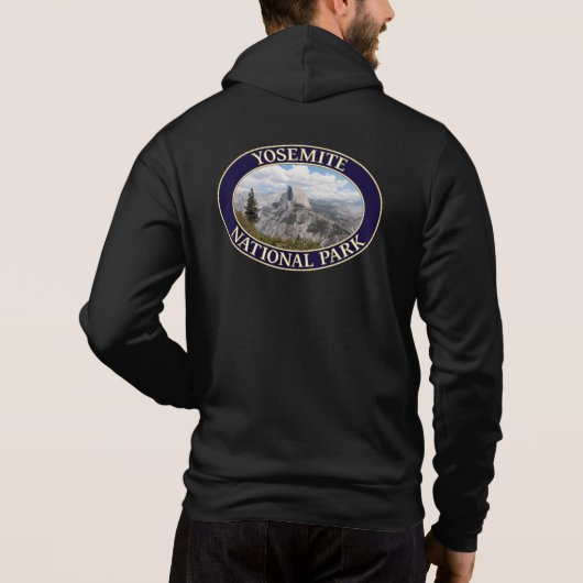 Half Dome, Yosemite National Park, Californië Hoodie (Achterkant)