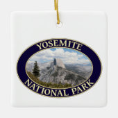 Half Dome, Yosemite National Park, Californië Keramisch Ornament (Voorkant)