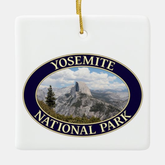 Half Dome, Yosemite National Park, Californië Keramisch Ornament (Voorkant)