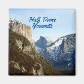 Half Dome Yosemite National Park Magnet (Voorkant)