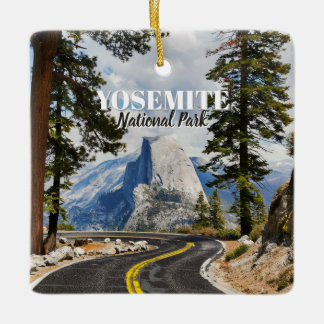 Half Dome Yosemite National Park Souvenir Cadeau Keramisch Ornament