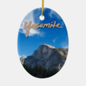 Half Dome Yosemite Ornament (Voorkant)