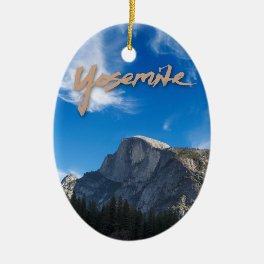 Half Dome Yosemite Ornament (Voorkant)