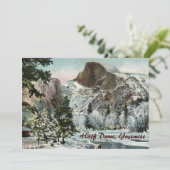 Half Dome, Yosemite Party Uitnodiging (Staand voorkant)