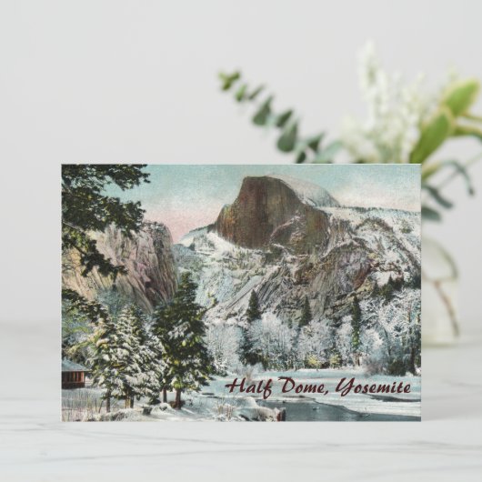 Half Dome, Yosemite Party Uitnodiging (Staand voorkant)
