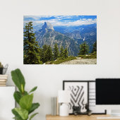 Half-Dome, Yosemite-Poster Poster (Thuiskantoor)