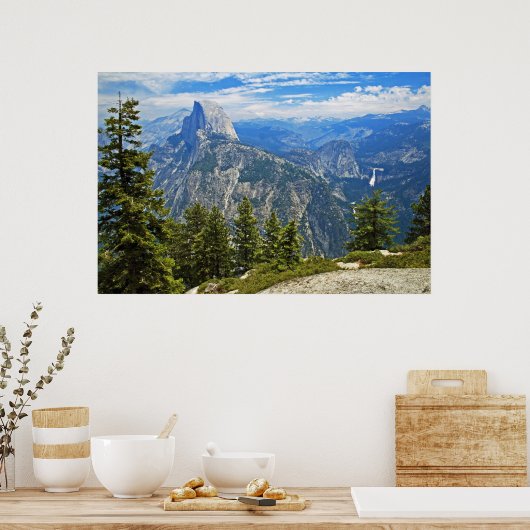 Half-Dome, Yosemite-Poster Poster (Keuken)
