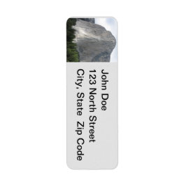 Half-Dome Yosemite Return Address Label