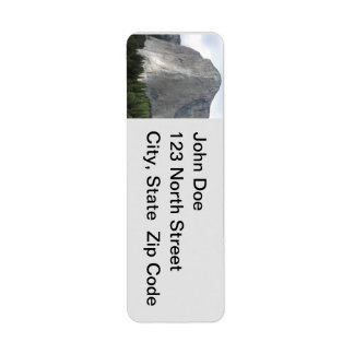 Half-Dome Yosemite Return Address Label