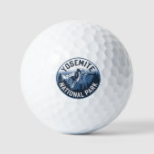 Half Dome Yosemite Ronde Embleem Golfballen (Voorkant)