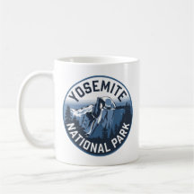 Half Dome Yosemite Ronde Embleem
