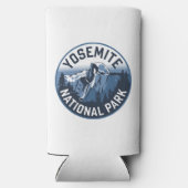 Half Dome Yosemite Ronde Embleem Seltzer Blikjeskoeler (Achterkant)