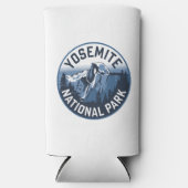 Half Dome Yosemite Ronde Embleem Seltzer Blikjeskoeler (Voorkant)