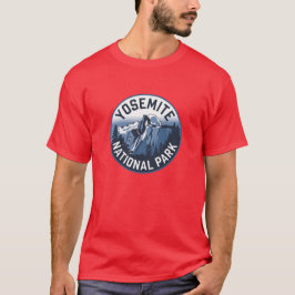 Half Dome Yosemite Ronde Embleem T-shirt
