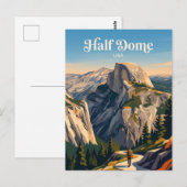 Half Dome Yosemite VS Briefkaart (Voorkant / Achterkant)