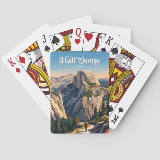 Half Dome Yosemite VS Pokerkaarten (Achterkant)
