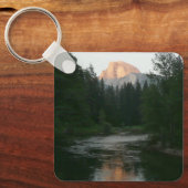 Half Dome-zonsondergang in Yosemite National Park Sleutelhanger (Voorkant)