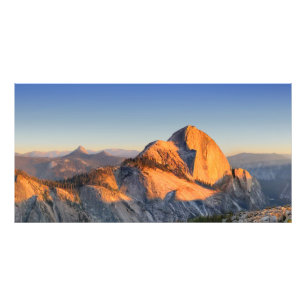 Half Dome Zonsondergang van Mt Watkins - Yosemite Foto Afdruk
