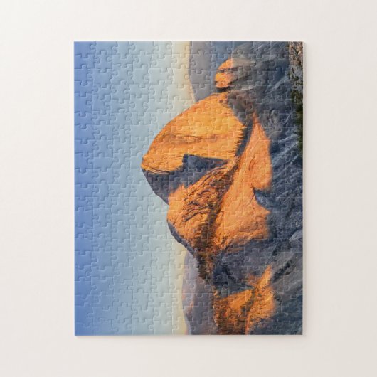 Half Dome Zonsondergang van Mt Watkins - Yosemite Legpuzzel (Verticaal)