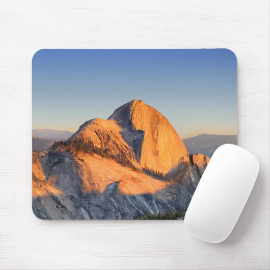 Half Dome Zonsondergang van Mt Watkins - Yosemite Muismat (Met muis)