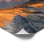 Half Dome Zonsondergang van Mt Watkins - Yosemite Perfect Poster (Hoek)