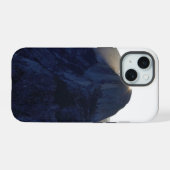 Half Dome Zonsopgang I iPhone 15 Case (Achterkant horizontaal)