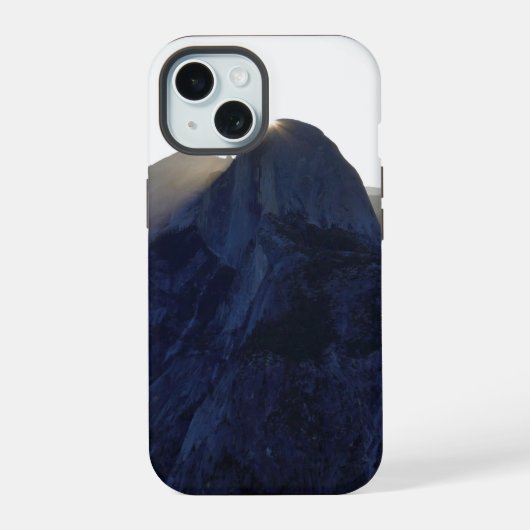 Half Dome Zonsopgang I iPhone 15 Case (Achterkant)
