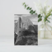 Half Dome Zwart-wit Briefkaart (Staand voorkant)