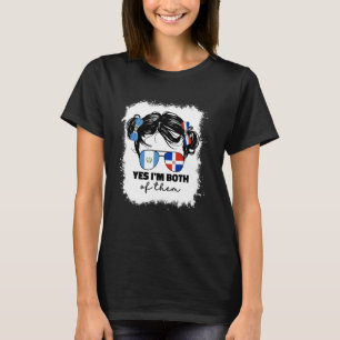Half Dominicaans En Guatemalteeks Guatemala Vlag K T-shirt