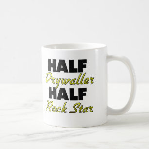 Half Drywaller Half Rock Star Koffiemok