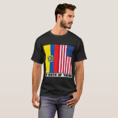 Half Ecuadoraans halfAmerikaans DNA Ecuador Heri T-shirt (Voorkant volledig)